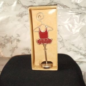 Cute Pink Tutu on Hanger Wire Picture/Card Holder NIB